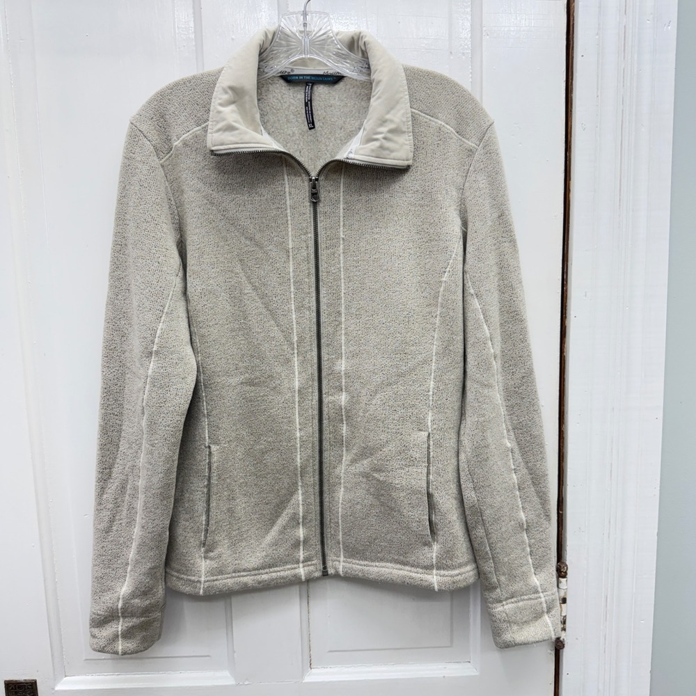 Kuhl Stella full zip up fleece lined sweater women's xl inner cuff on sleeve - Picture 2 of 11